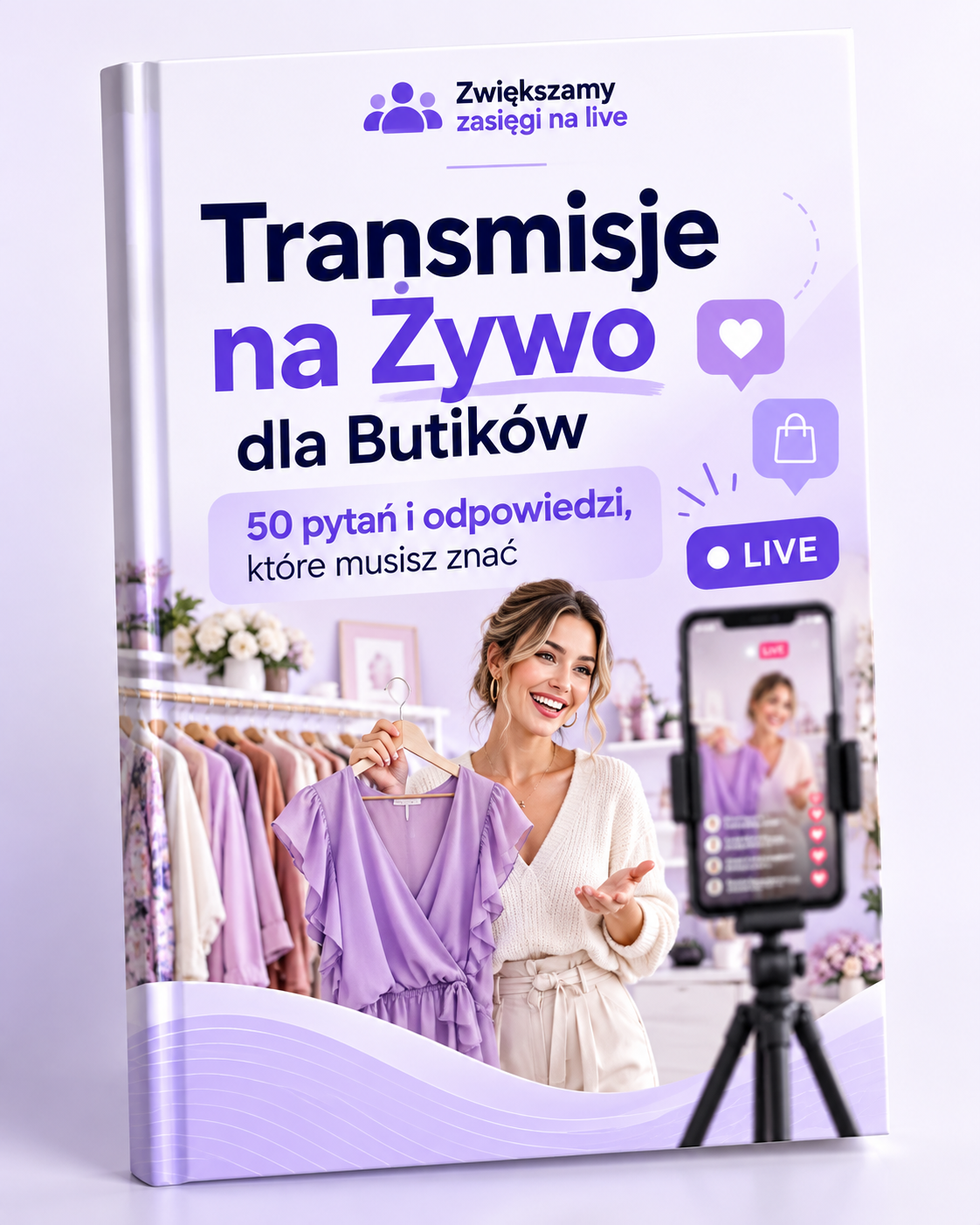 Okładka e-booka Transmisje na Żywo dla Butików